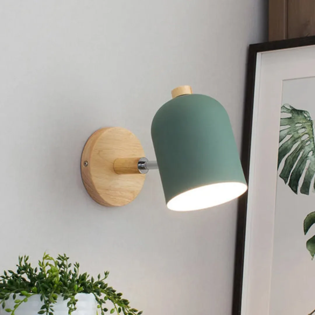 Drelis Wall Lamp | Scandinavian Wooden Minimalist Design - Image 2