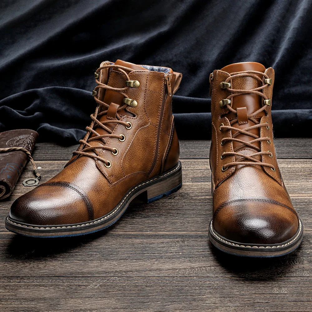Men's Winter Boots Outdoor Durable Warm Urban Utility Style - Image 3