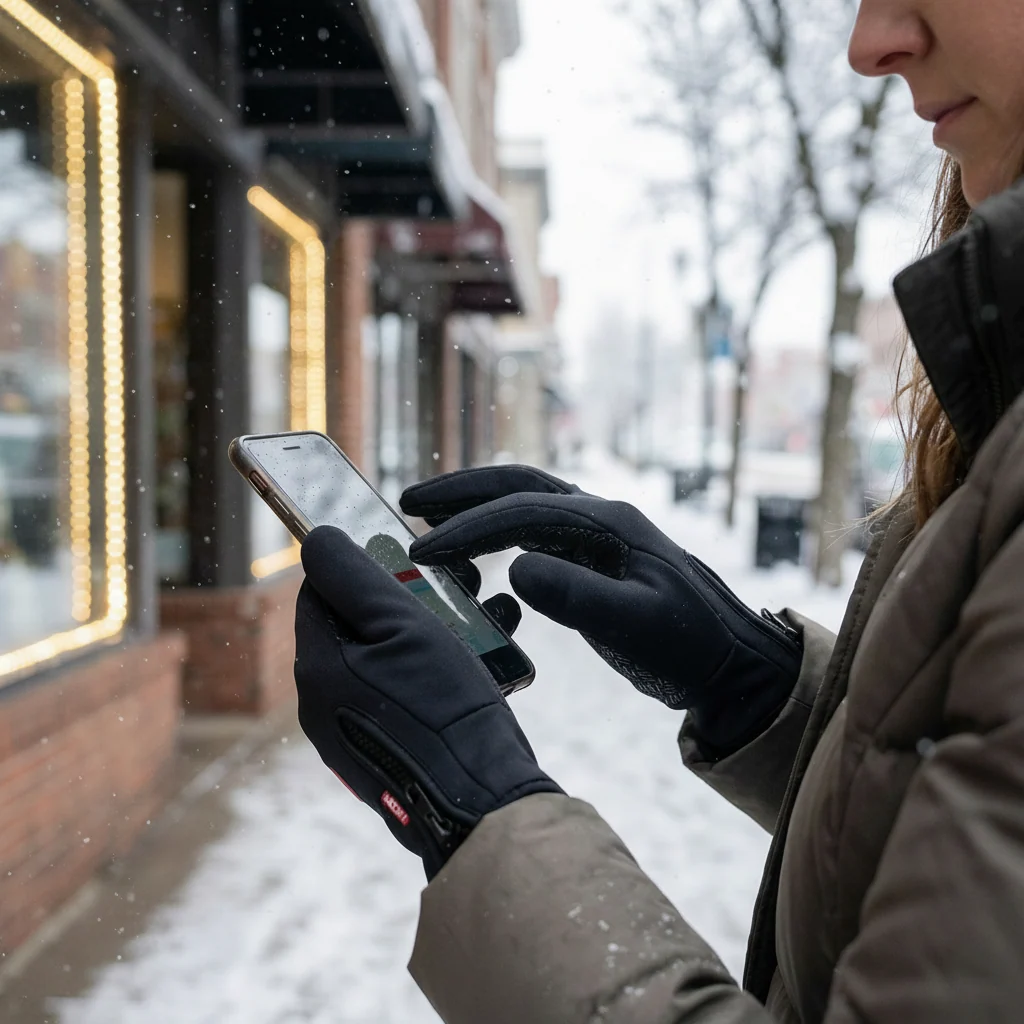 Winter Gloves Touchscreen Thermal Unisex Cold Weather - Image 3