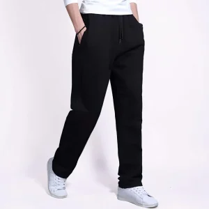 Men's Sweatpants Wide Leg Drawstring Casual Joggers