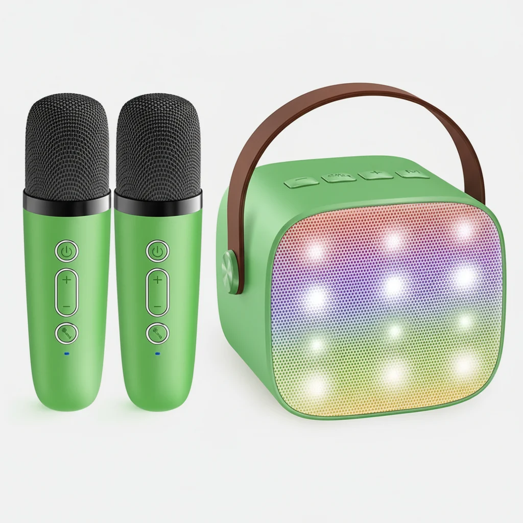 Karaoke Machine Bluetooth Portable Speaker Wireless Microphones - Image 8