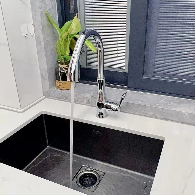Kitchen Faucet Pull Out Metal Sink Tap Design - Image 4