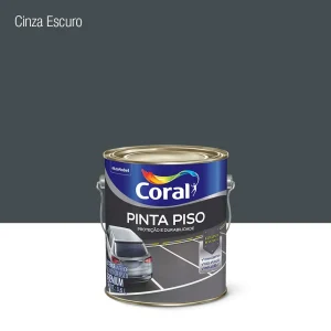TINTA ACRILICA PINTA PISO CINZA ESCURO 3,6L CORAL