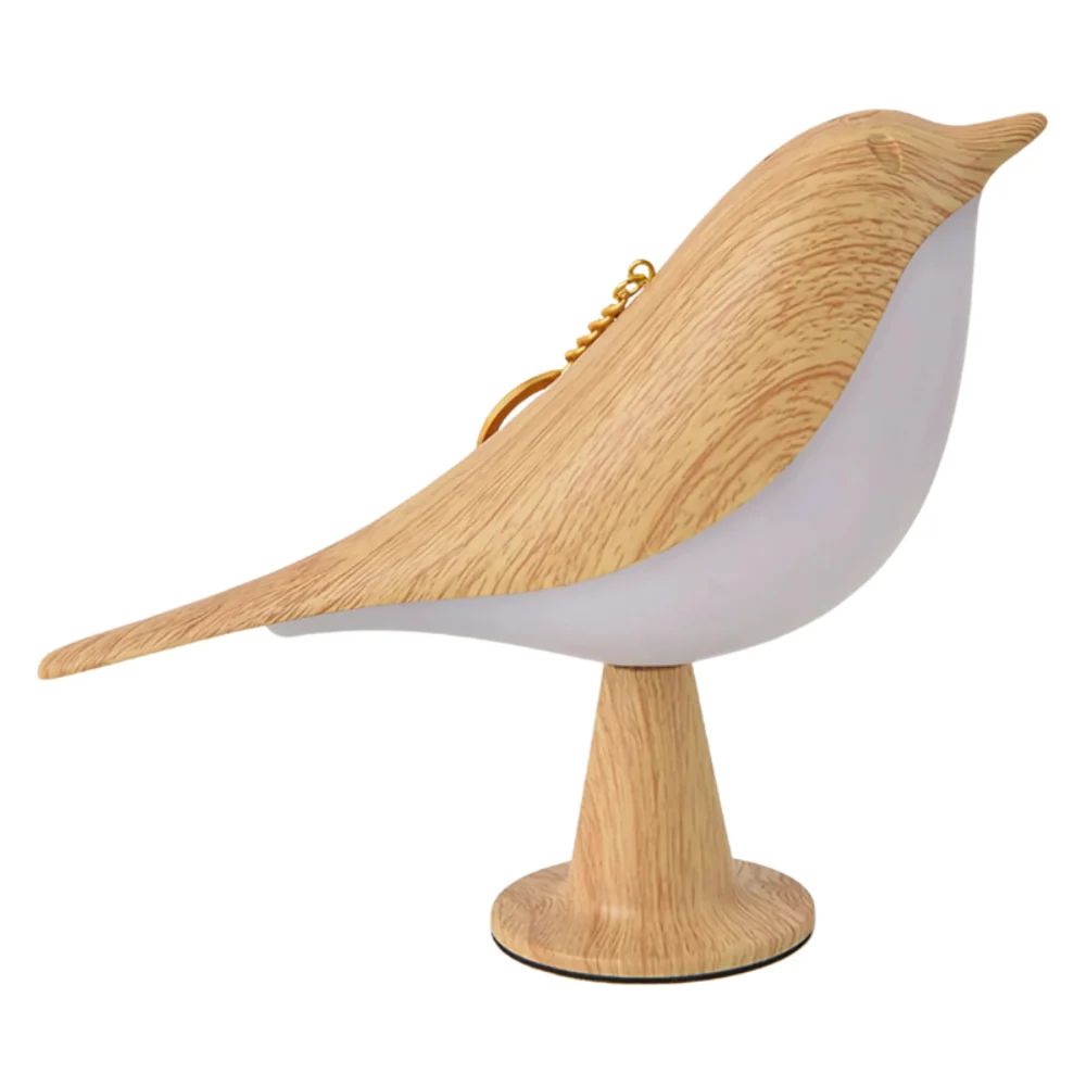 Table Lamp Bird Shape Wood Rechargeable Accent Light - Image 7