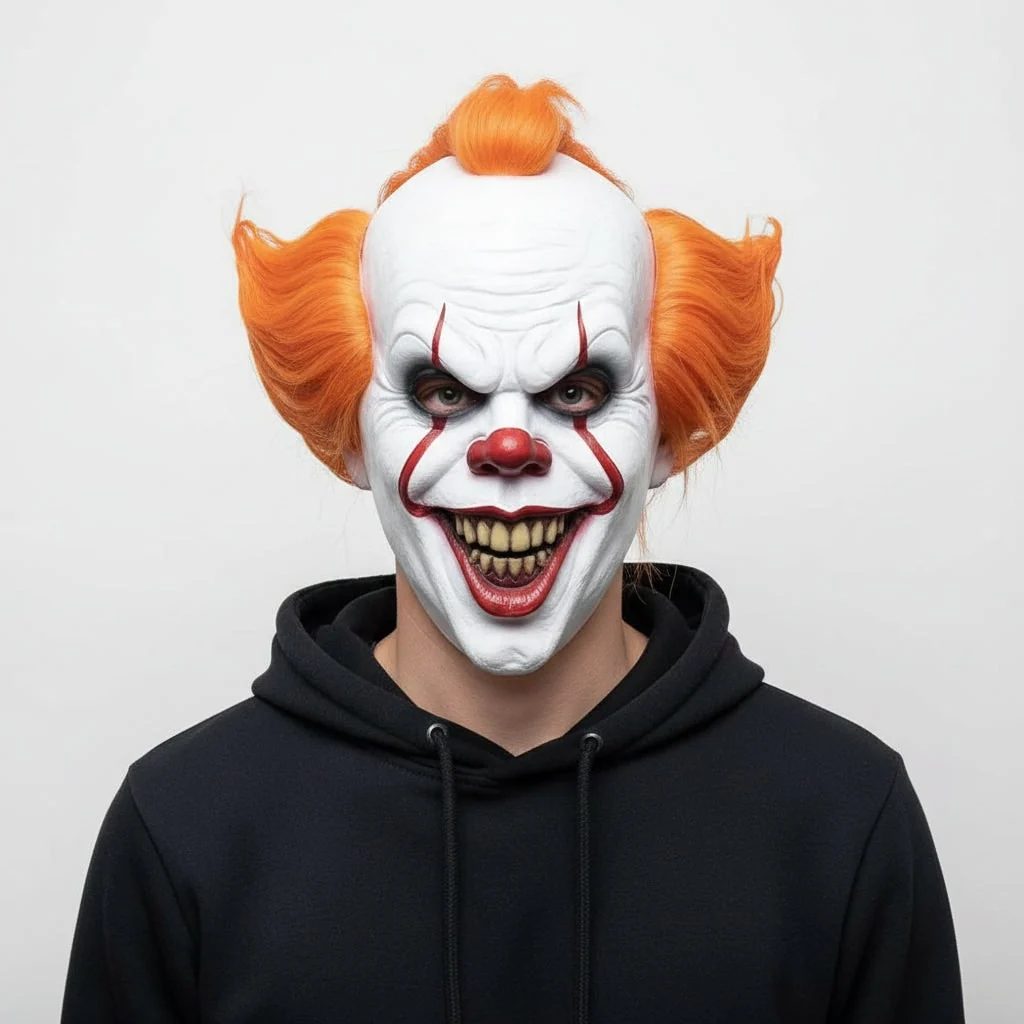 Halloween Mask Horror Clown Costume Adults - Image 8
