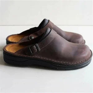 Mens Clogs Slip On Breathable Material Orthopedic